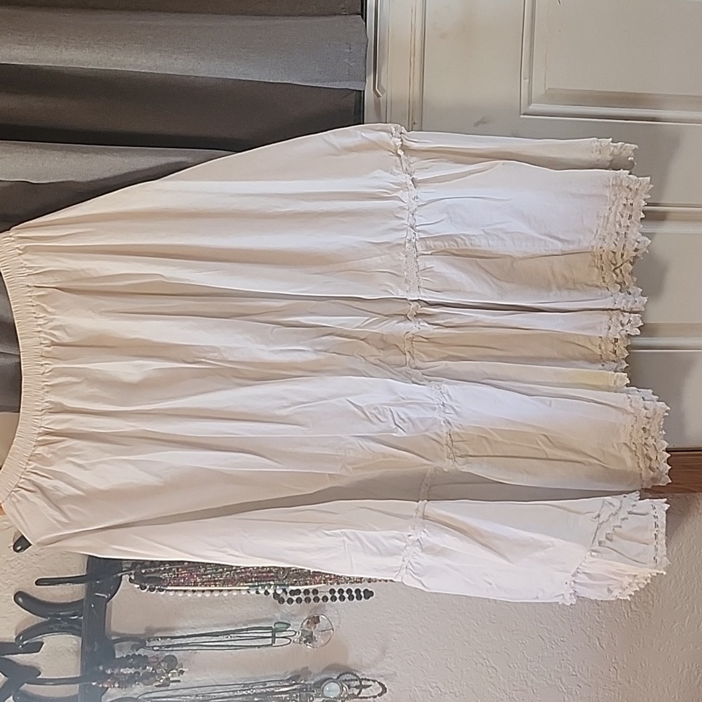 Cotton under western skirt slip